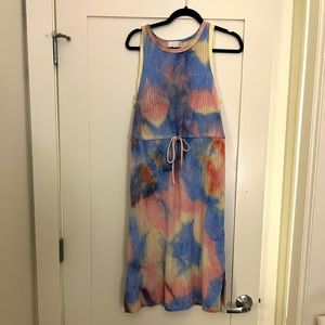 Ro & De (Anthropologie Brand!) Knit Tie Dye Midi Dress!